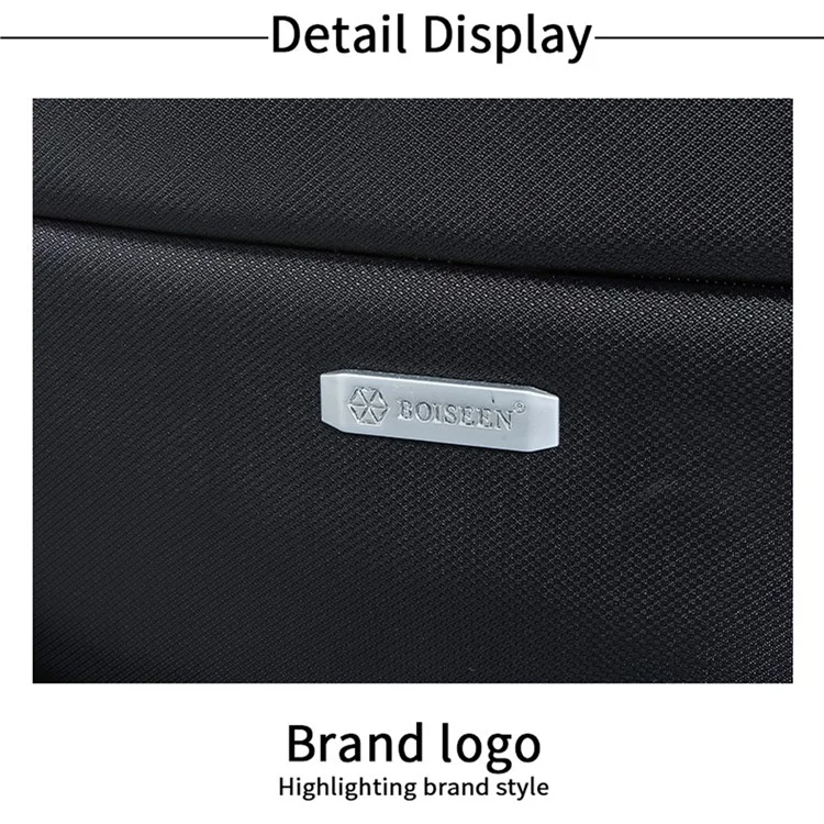 BOISEEN 6646 Oxford Backpack Waterproof Business Travel Backpack College Bookbag Laptop Storage Bag