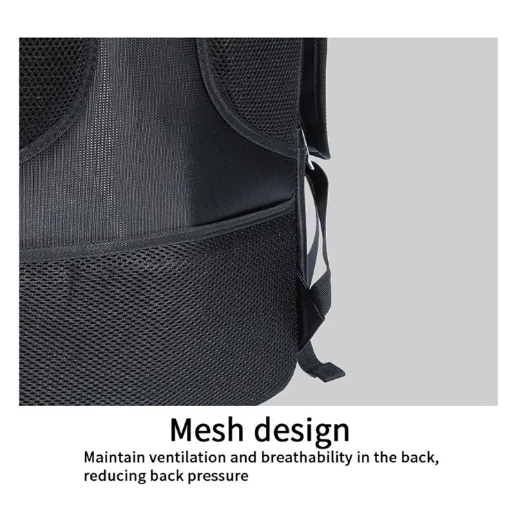BOISEEN 6646 Oxford Backpack Waterproof Business Travel Backpack College Bookbag Laptop Storage Bag