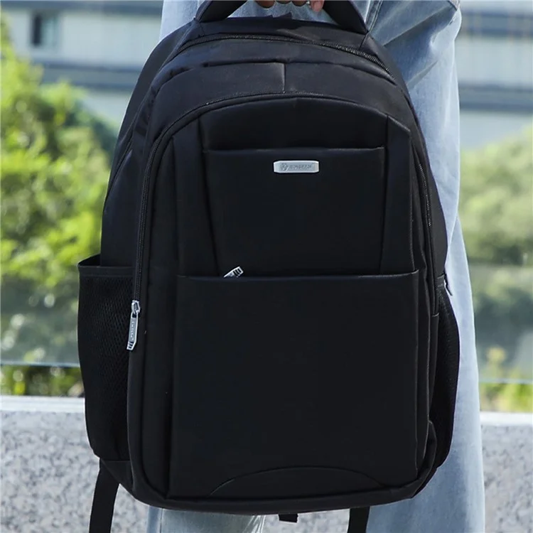 BOISEEN 6821 Mochila Grande para Hombre Impermeable de Tela Oxford de Negocios Escolar Bolso para Portátil