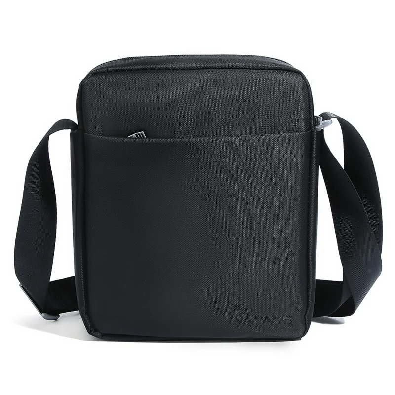 BOISEEN 612L Large Crossbody Bag Men's Business Shoulder Bag Oxford Cloth Boy's Travel Sling Bag - Black