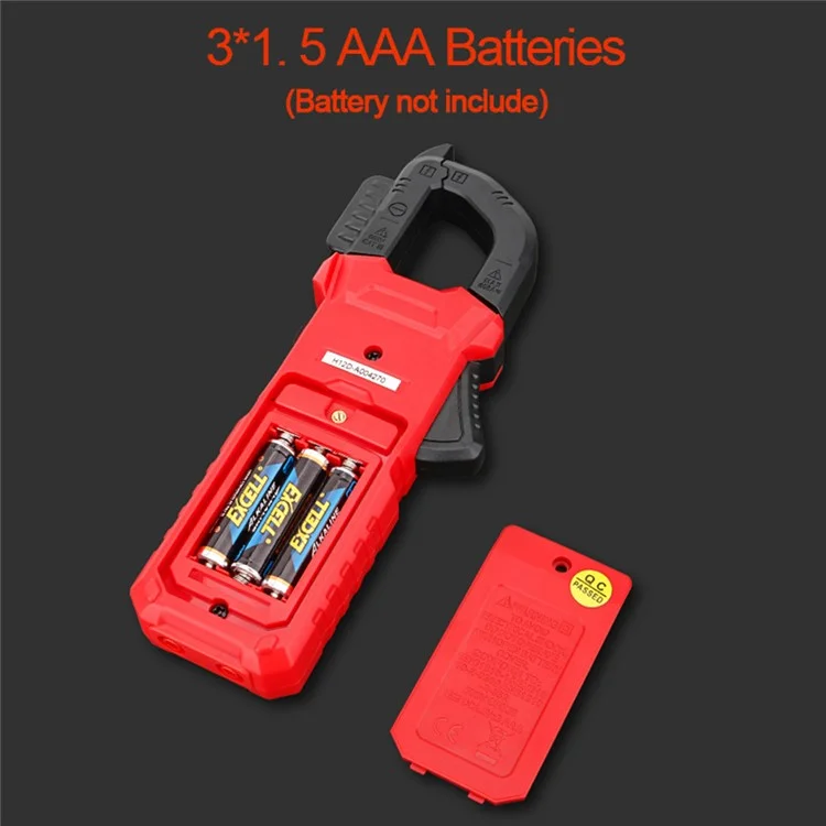GVDA GD168B Pince Multimètre Numérique True RMS Auto Range NCV Testeur de Tension CA/CC