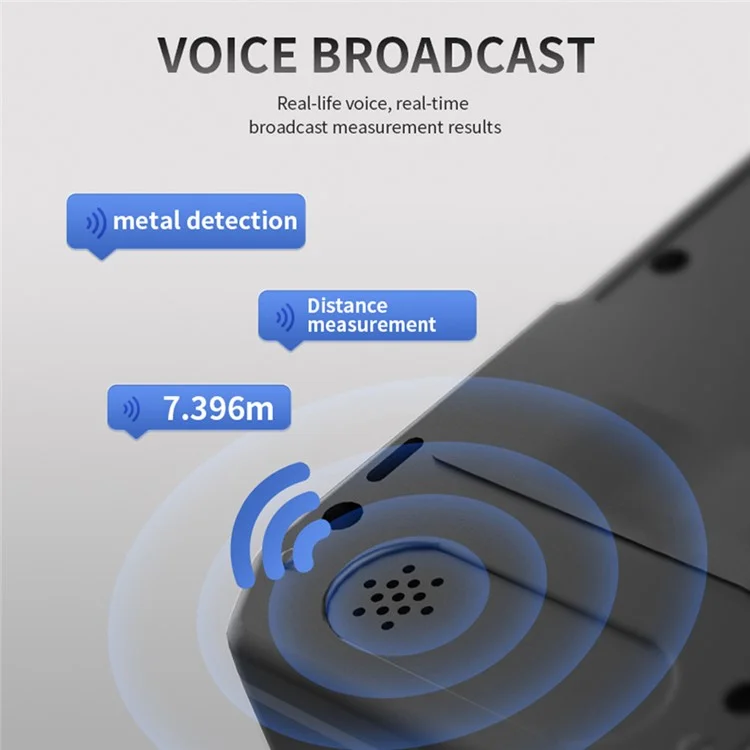 GVDA GD210D Metal Detector Laser Distance Meter Rangefinder Wall Scanner Wire Cable Metal Stud Wood Finder Digital Tape