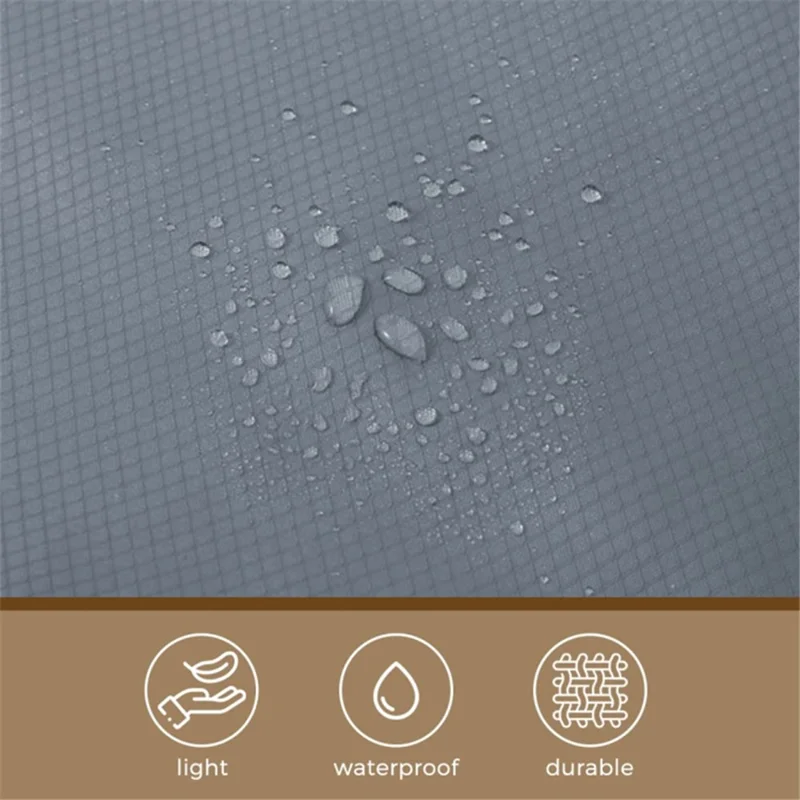 9PCS Dual-Way Zipper Travel Organizer Bags Set Polyester Compression Packing Cubes - Beige