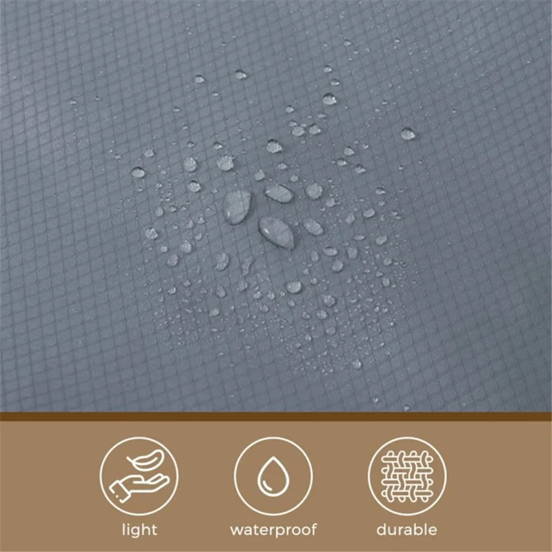 5PCS Travel Clothes Organizer Bags Polyester Compression Packing Cubes Pouches to Maximize Space in Luggage - Grey