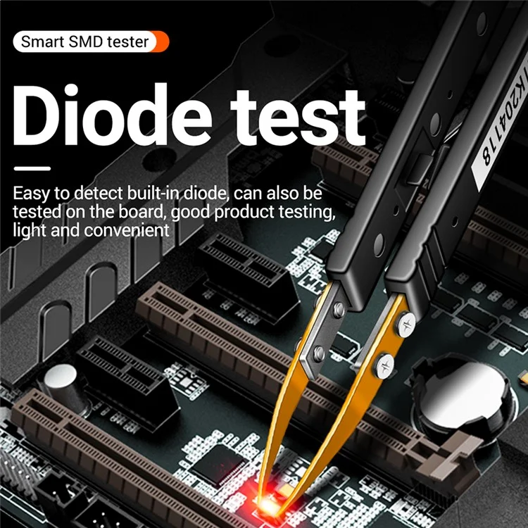 ANENG GN701 Digitaler intelligenter SMD-Tester, elektrischer Multimeter, Widerstand, Kapazität, Durchgangsprüfung, Diodenprüfung