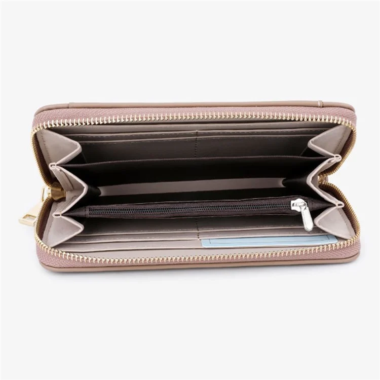 TAILIAN T9612-113 Lange Geldbörse Damen PU-Leder Kartenspeicher Münzenträger für Teenager Mädchen - Grün