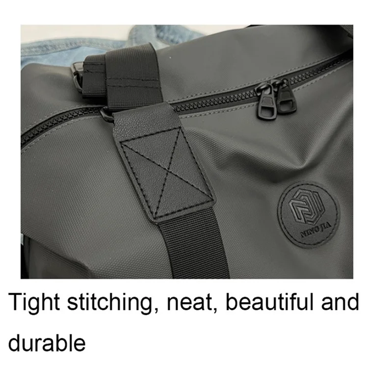 Sac de voyage imperméable en toile d'Oxford NJ-3001 - Rouge vin