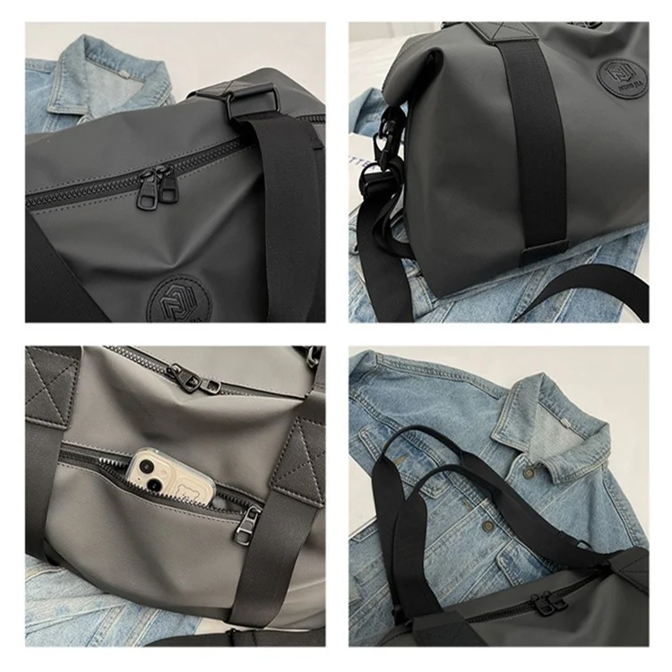 Sac de voyage imperméable en toile d'Oxford NJ-3001 - Rouge vin