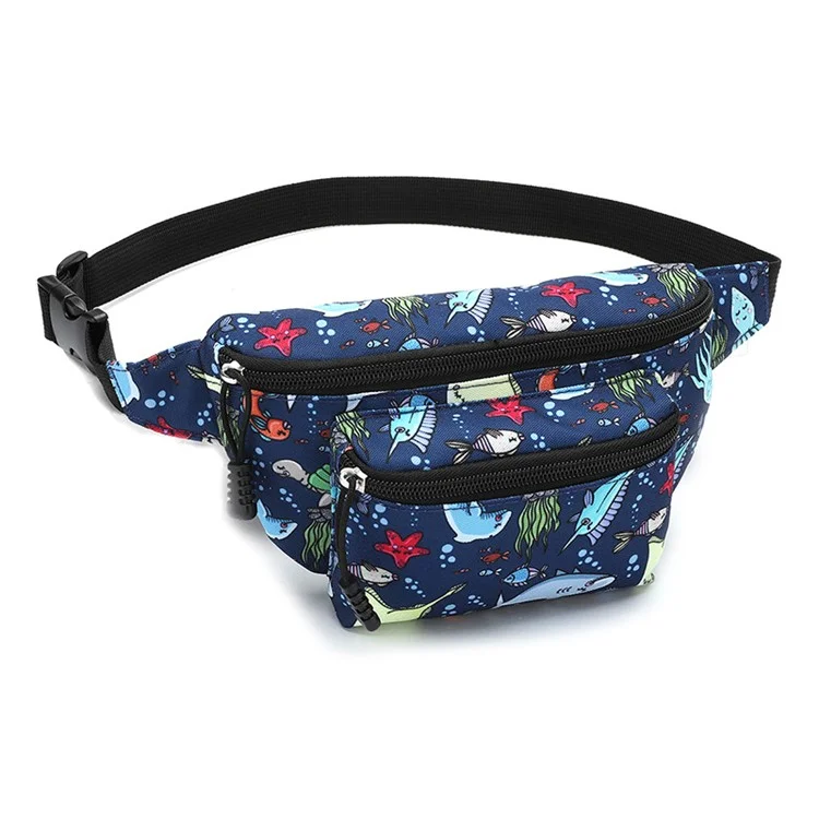 Mochila Infantil com Estampa de Desenho Animado, Ajustável por Cinto, Feita de Tecido Oxford à Prova d'Água - N0303S
