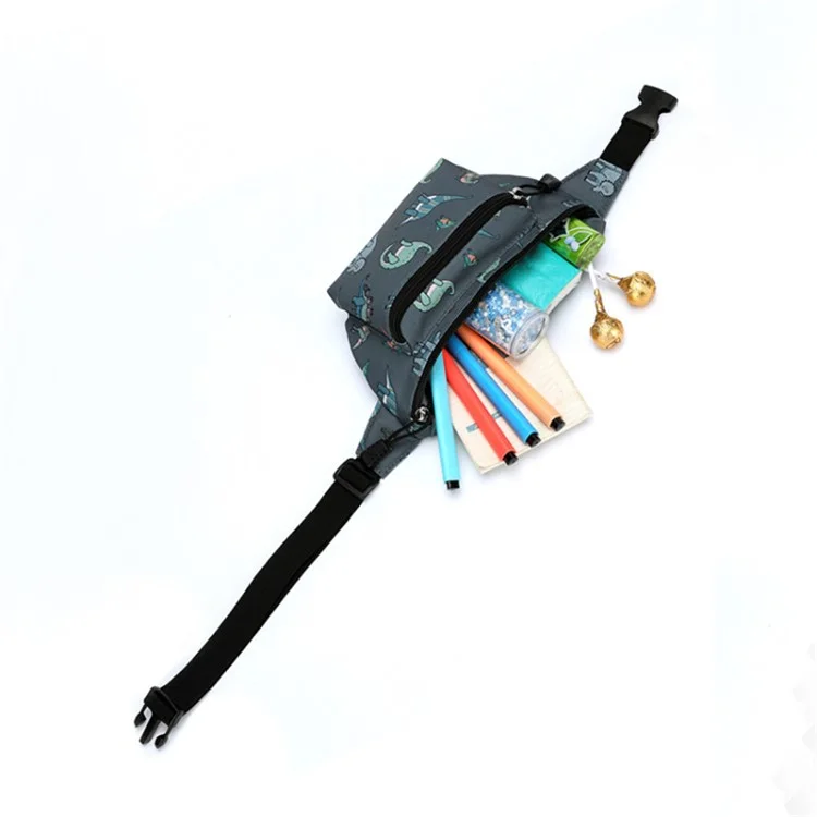 Mochila Infantil com Estampa de Desenho Animado, Ajustável por Cinto, Feita de Tecido Oxford à Prova d'Água - N0303S