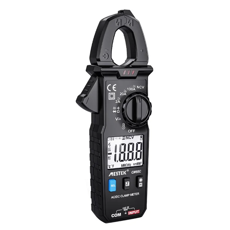 MESTEK CM85C Mini AC / DC Clamp Meter Multifunction HD LCD Screen Smart Multimeter (No Battery)