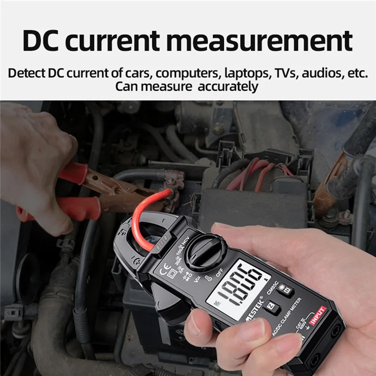 MESTEK CM85C Mini AC / DC Clamp Meter Multifunction HD LCD Screen Smart Multimeter (No Battery)