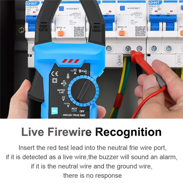 MESTEK CM86B AC / DC 1000A Clamp Meter High Precision Auto Range LCD Digital Multimeter (No Battery)
