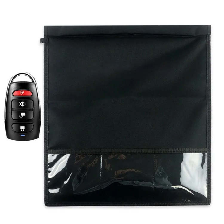 Car Key FOB Radiation Protection Case Signal Blocking Mobile Phone Anti-radiation Shielding Pouch, Size M: 25x28cm