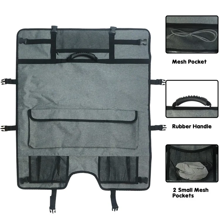 Universal 27" Monitor Carrying Case Desktop PC Computer Monitor Travel Storage Bag with Handle - Grey