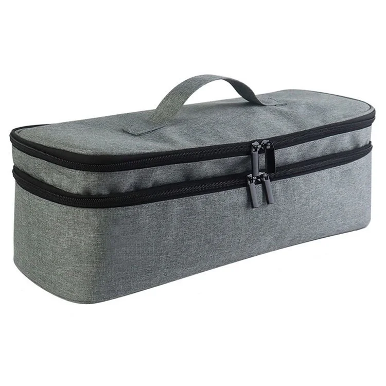 For Revlon One Step Original 1.0 / PLUS 2.0 Hair Styling Tool Storage Bag Dual Layer Polyester Handbag - Grey