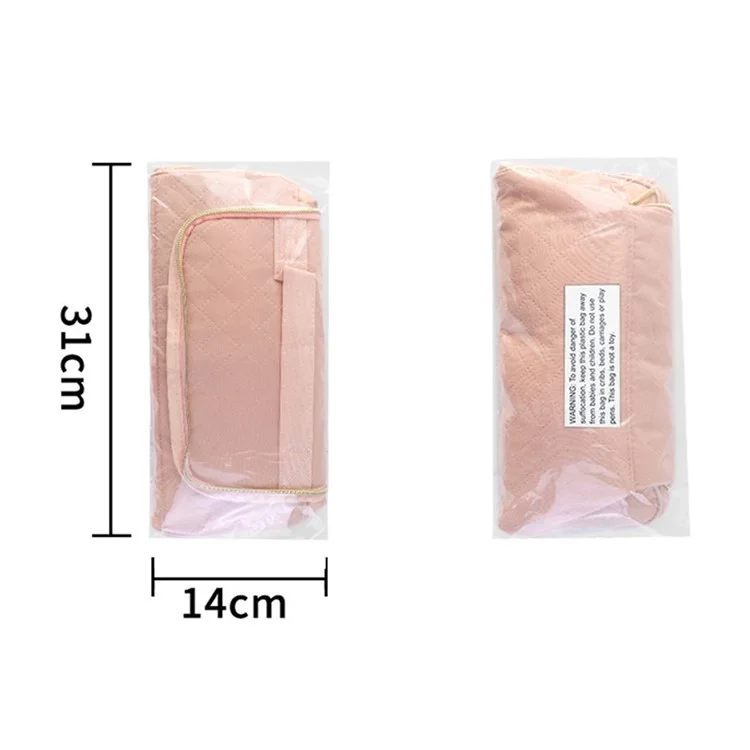 For Dyson Hair Curling Iron Hair Styling Tool Storage Bag Portable Carrying Bag for Hair Dryer - Pink