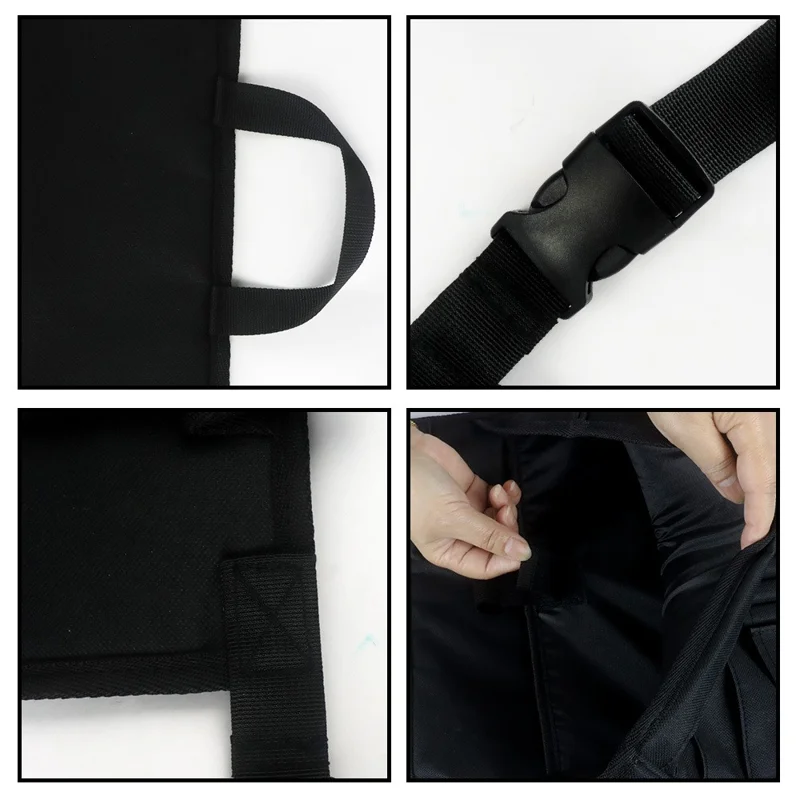 Car Back Seat Hanging Bag Multi-Pocket 600D Polyester Sundries Books Tablet Storage Bag