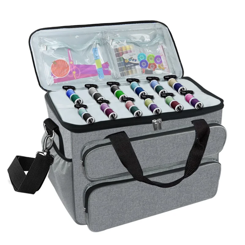 Sewing Tools Storage Bag Household Sewing Machine Needlework Accessories Polyester Crossbody Bag