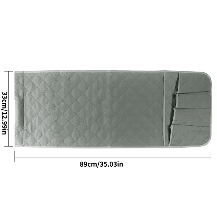 5 Pockets Sofa Armrest Storage Bag Sofa Desk Wall Hanging Remote Control Sundries Organizer Bag