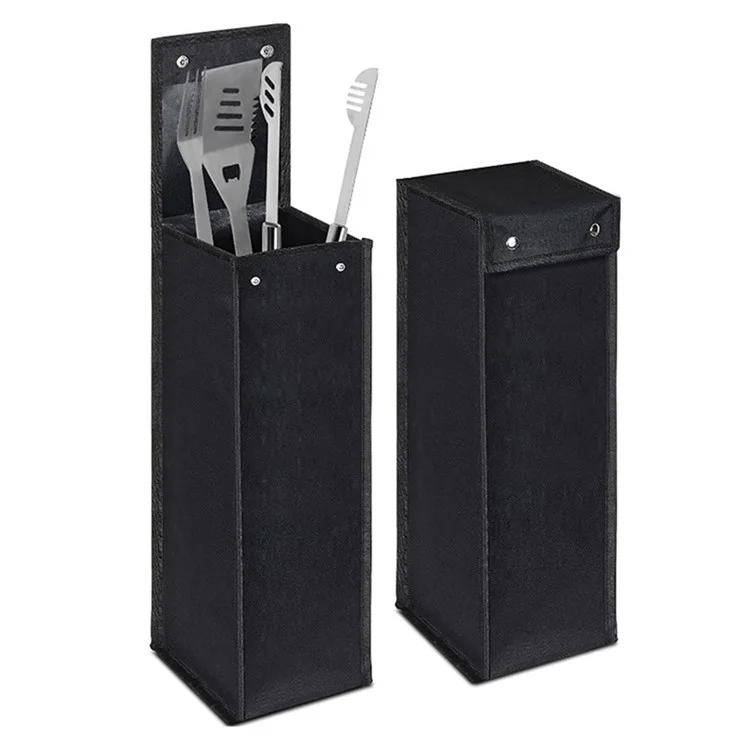 Barbecue Tools Storage Bag 600D Oxford Cloth Bamboo Skewer BBQ Utensil Carrying Bag