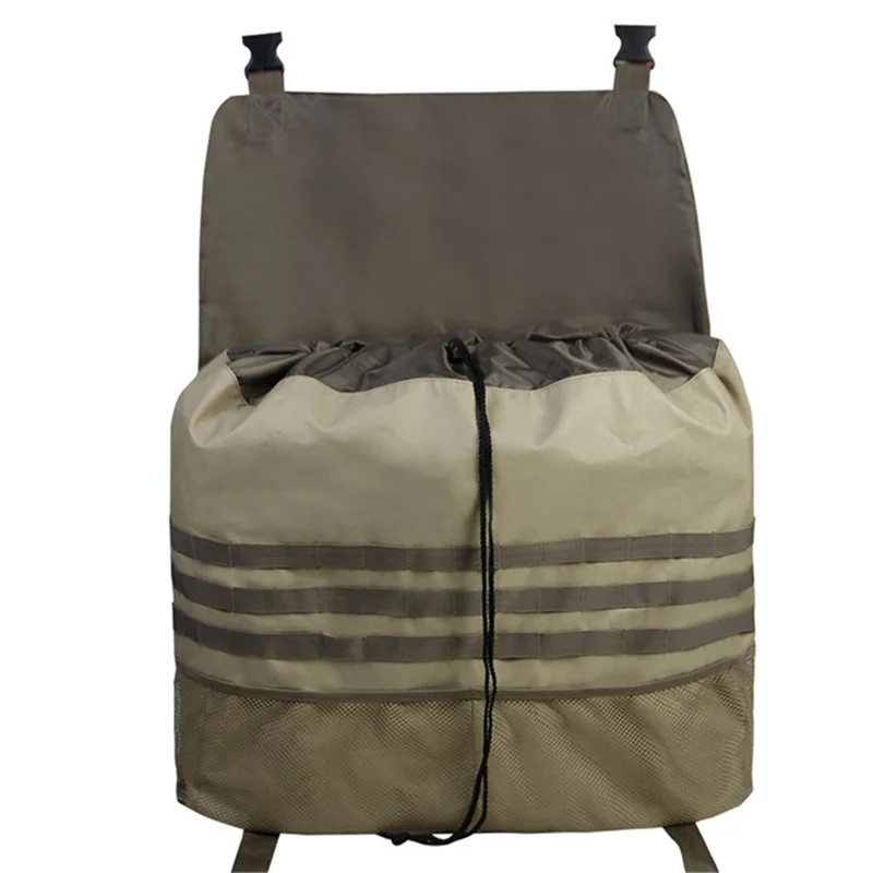 Off-Road Car Spare Tyre Hanging Bag Storage Bag Outdoor Oxford Cloth Backpack - Khaki