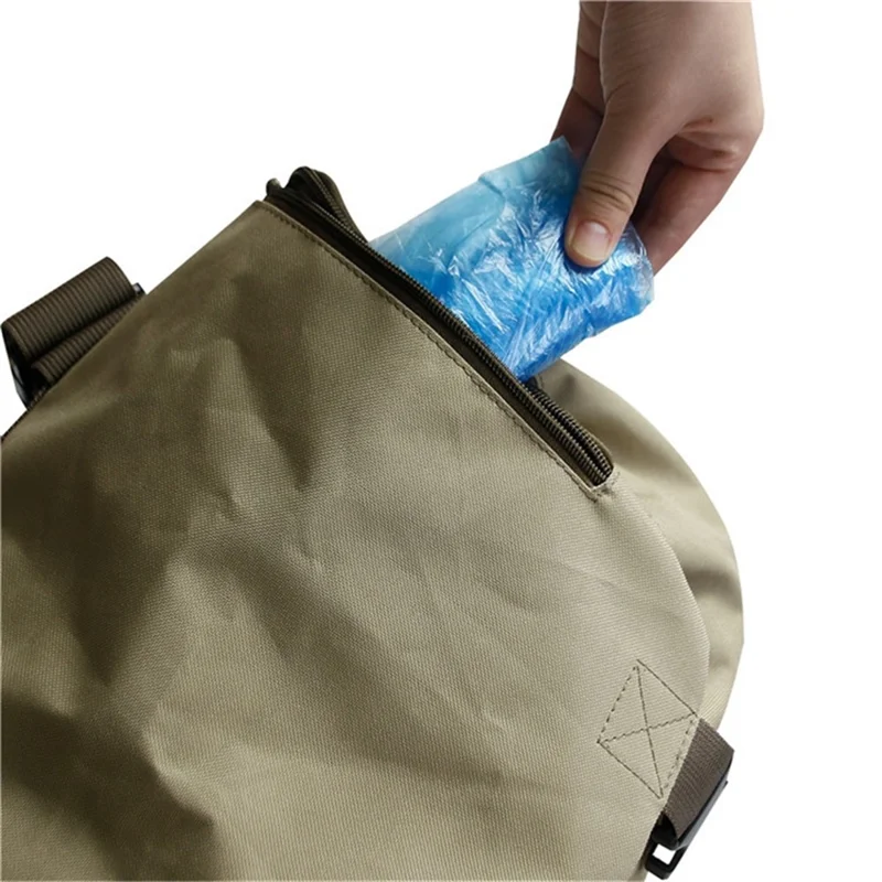 Off-Road Car Spare Tyre Hanging Bag Storage Bag Outdoor Oxford Cloth Backpack - Khaki