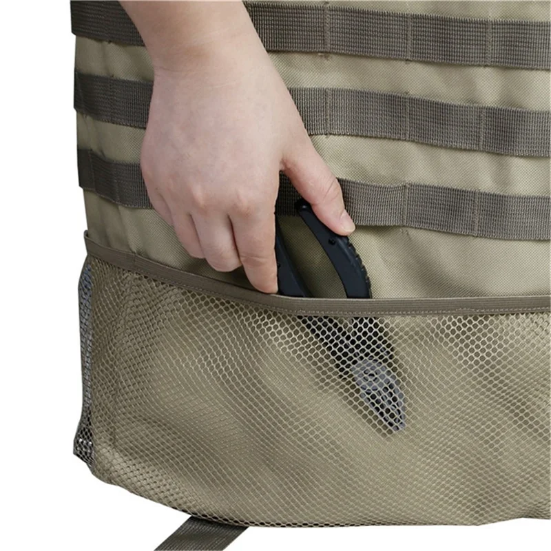 Off-Road Car Spare Tyre Hanging Bag Storage Bag Outdoor Oxford Cloth Backpack - Khaki