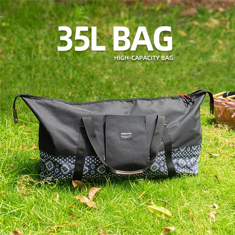 NOBANA 35L Bolsa de Deporte Grande de 600D Tela Oxford de Gran Capacidad para Acampada y Senderismo