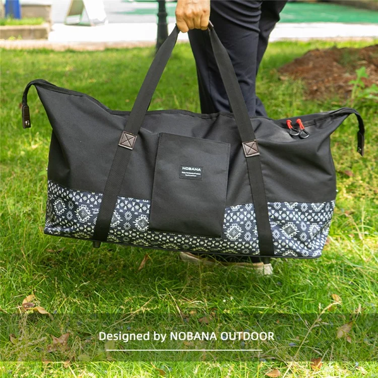 NOBANA 35L Bolsa de Deporte Grande de 600D Tela Oxford de Gran Capacidad para Acampada y Senderismo