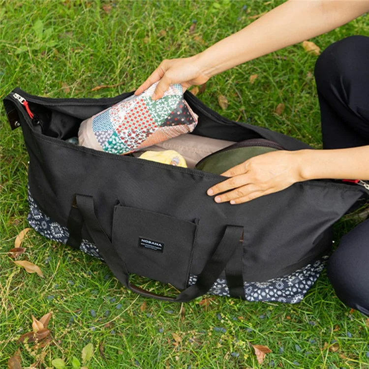 NOBANA 35L Bolsa de Deporte Grande de 600D Tela Oxford de Gran Capacidad para Acampada y Senderismo