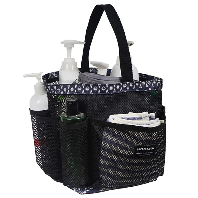 NOBANA Portatile Mesh Basket Doccia Caddy Tote Bag per Doccia all'Aperto Spiaggia Dormitorio Universitario
