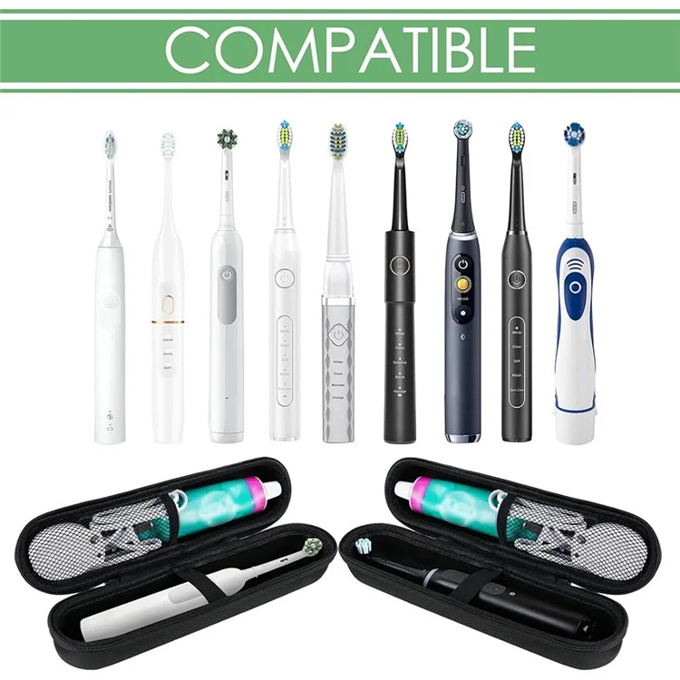 Para Oral-B Pro / Mijia / Philips Electric Toothbrush Travel Case Nylon Canvas Portable Carrying Bag