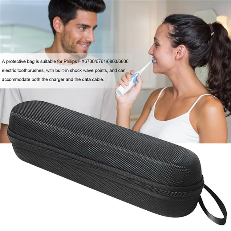 Para Oral-B Pro / Mijia / Philips Electric Toothbrush Travel Case Nylon Canvas Portable Carrying Bag
