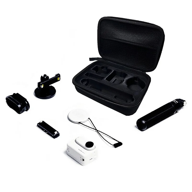 For Insta360 GO 3 Action Camera Protective Box Outdoor Travel Hard EVA + Nylon Canvas Storage Bag