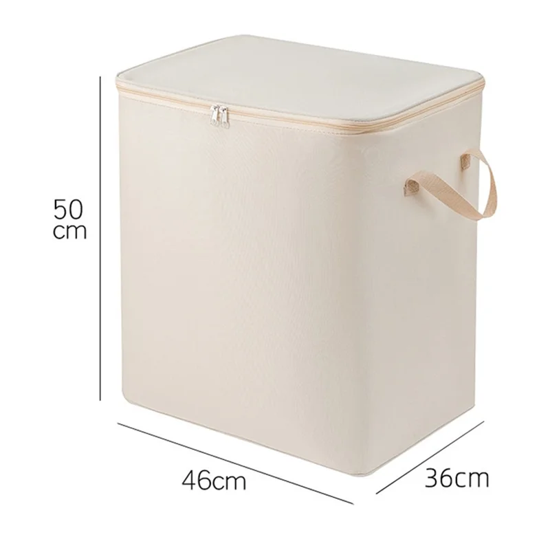 MOHO&HOME MDJ-618012 Quilt Blanket Closet Organizer 600D Oxford Cloth Storage Bag - Heightened Type / Beige