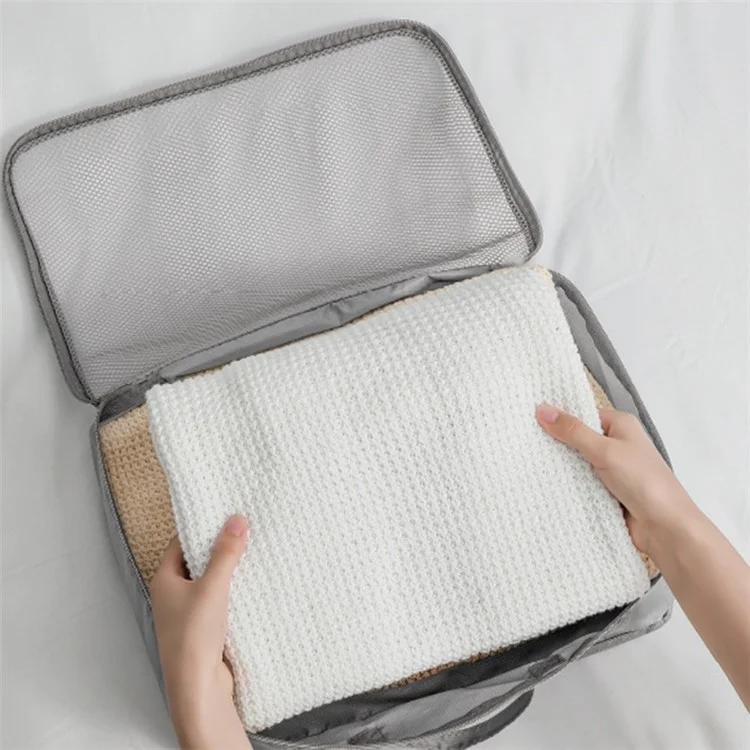 MOHO&HOME MDJ6521 Sac de rangement pour vêtements de voyage en tissu Oxford, organisateur de bagages portable, taille M
