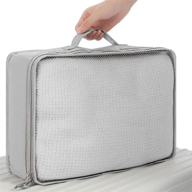 MOHO&HOME MDJ6521 Sac de rangement pour vêtements de voyage en tissu Oxford, organisateur de bagages portable, taille M