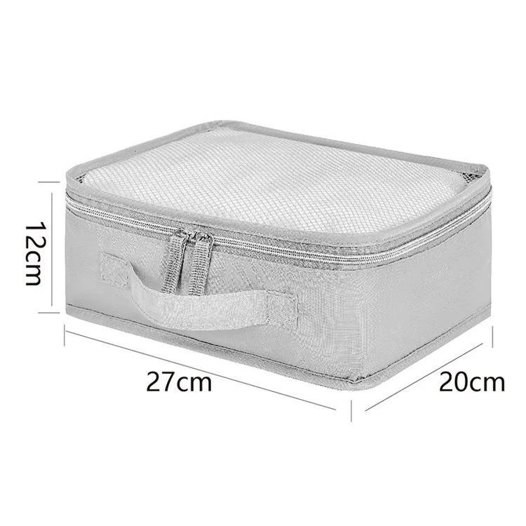 MOHO&HOME MDJ6521 Portable Luggage Organizer Pouch Oxford Cloth Travel Clothes Storage Bag, Size S
