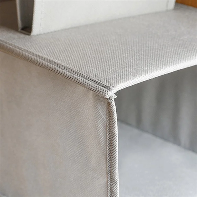 MOHO & HOME 6312 Clear Lid Design 10 Layer Hat Storage Bag Non-woven Wardrobe Hanging Organizer, 23*30*150cm - Grey