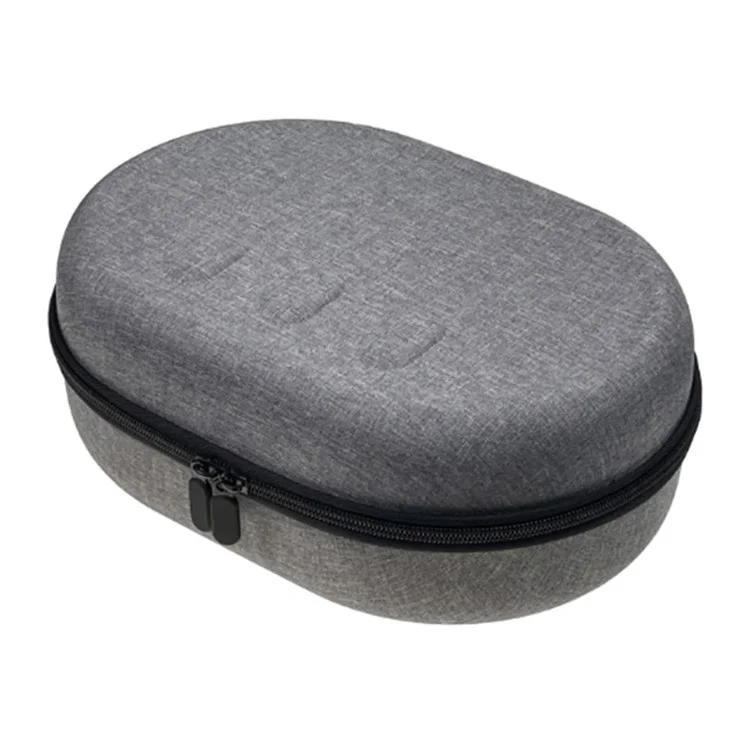 Bolsa de Transporte para Meta Quest 3 VR Óculos Oxford Cloth+EVA+Poliéster Bolsa de Armazenamento Portátil - Forro Preto