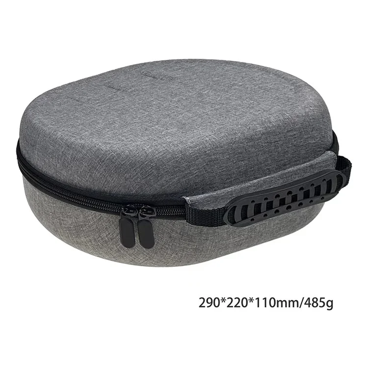 Bolsa de Transporte para Meta Quest 3 VR Óculos Oxford Cloth+EVA+Poliéster Bolsa de Armazenamento Portátil - Forro Preto