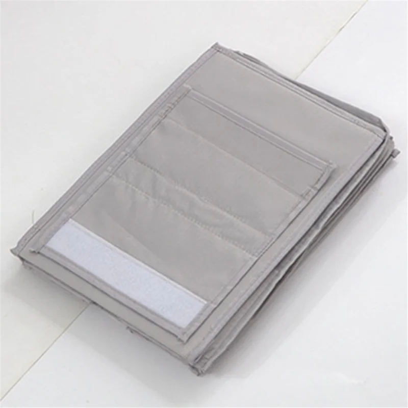 MOHO & HOME 6304 Oxford Cloth Multi-layer Bra Underwear Storage Bag Home Wardrobe Hanging Organizer - White