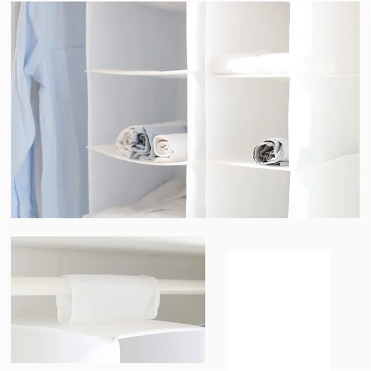 MOHO & HOME 6304 Oxford Cloth Multi-layer Bra Underwear Storage Bag Home Wardrobe Hanging Organizer - Black