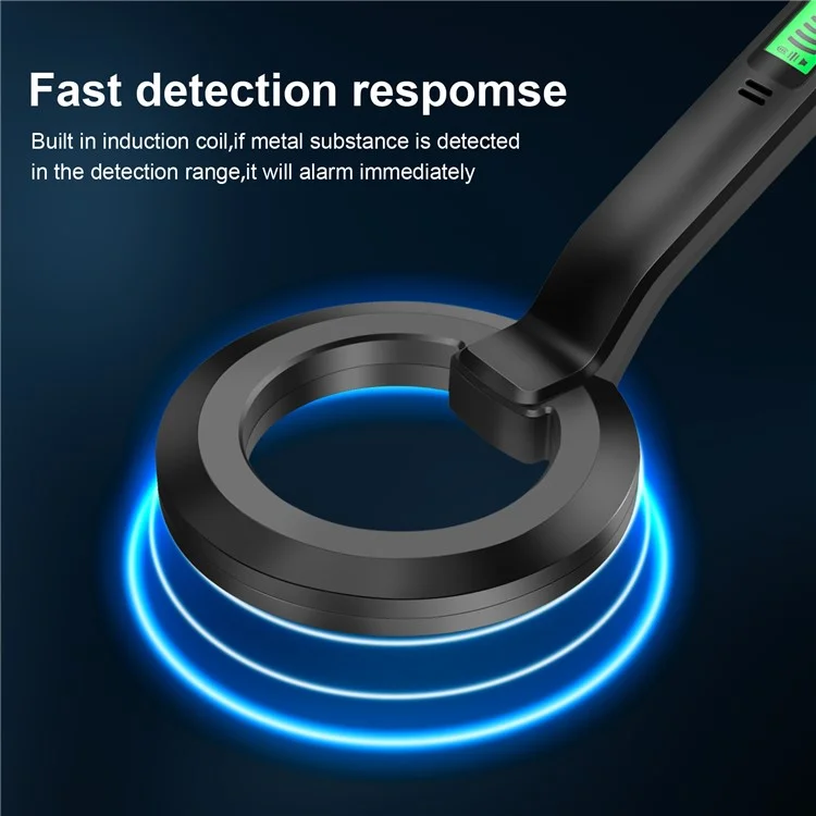 G-P Handheld LCD Display Metal Detector Portable Pin Pointer Treasure Finder Probe with Buzzer Alarm / Vibration