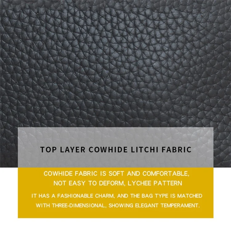 130 Cute Elephant Design Women Small Wallet First Layer Cowhide Zipper Coin Purse - Black