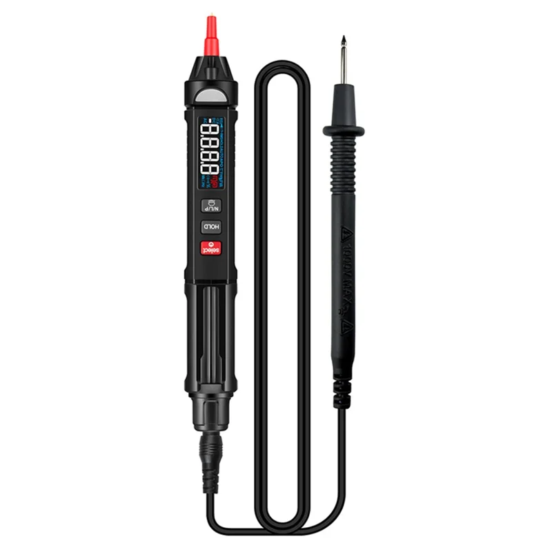 KAEMEASU KM-DM07B Penneformet digital multimeter vekselspænding/lige strøm 5999 tællinger Smart-meter bærbar penneprøveapparat, uden batteri