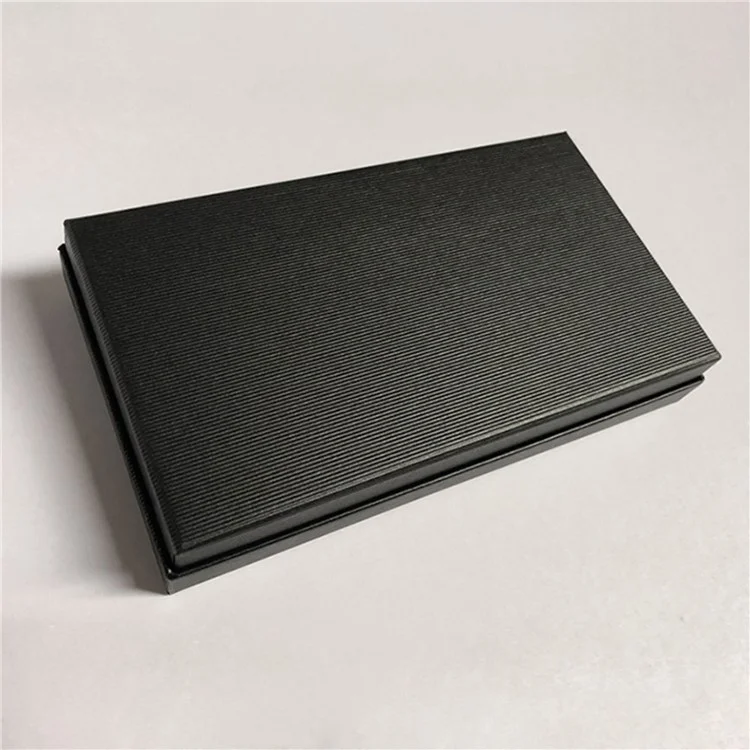Leather Wallet Gift Box High-end Long Wallet Packaging Paper Gift Box - Style A, 21.2*13.7*3.8cm