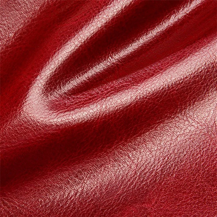 BANYANU BYN-8088 Portefeuille long pour femmes Stylish Oil Wax Cowhide Clutch Purse - Vin Rouge
