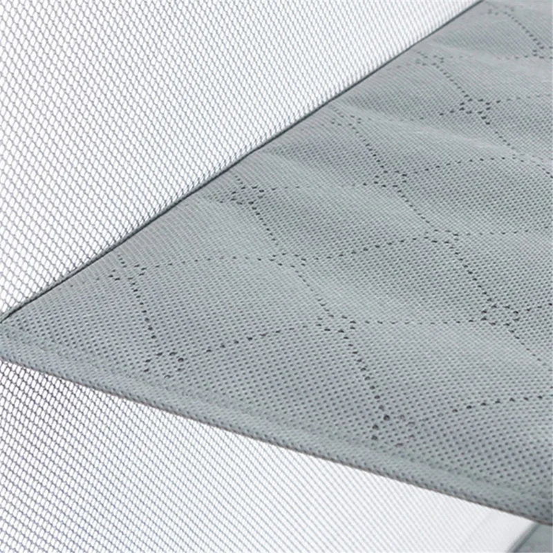 3 Layers Hook Design Hanging Bag Non-Woven Organizer for Storing Handbag - Grey